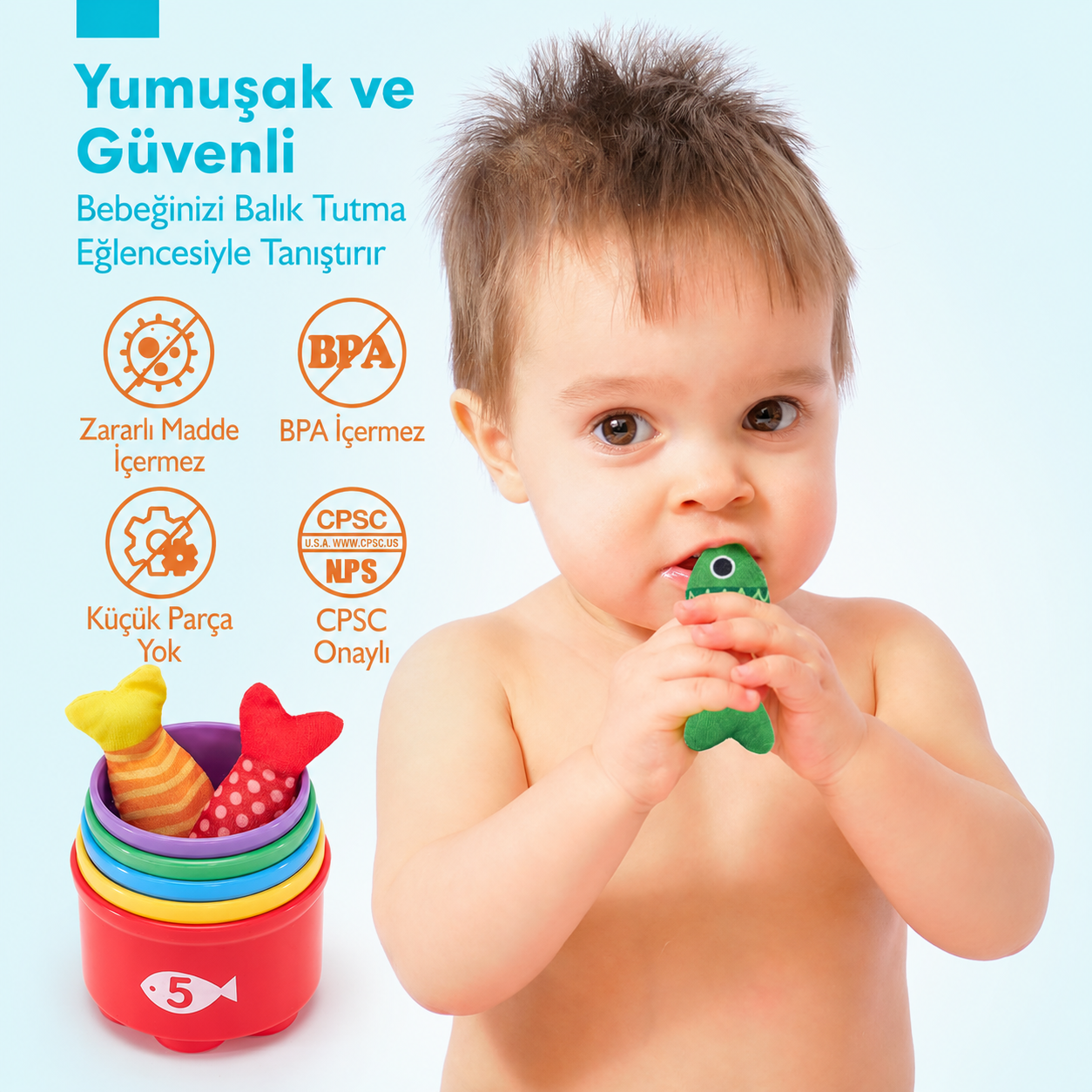 Nuvella Eğitici Balık Yakalama Seti