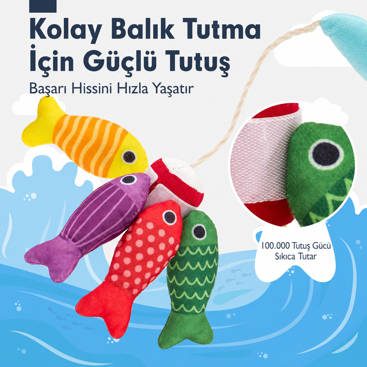 Nuvella Eğitici Balık Yakalama Seti